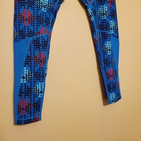 Zella | Women's Geometric Print Full Length Leggings (Size Large) - Picture 9 of 12